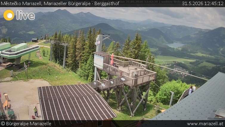 Městečko Mariazell - Mariazeller Bürgeralpe - Berggasthof - 31.5.2026 v 12:45