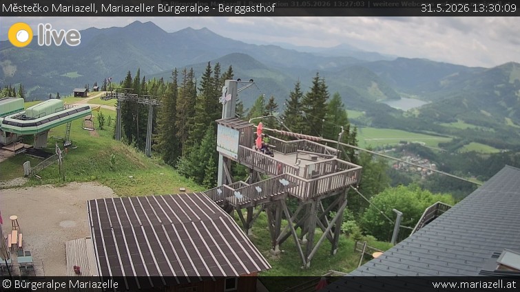 Městečko Mariazell - Mariazeller Bürgeralpe - Berggasthof - 31.5.2026 v 13:30