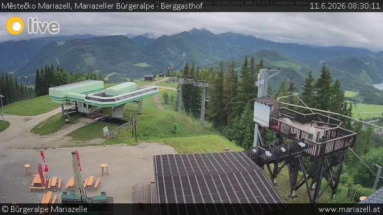 Městečko Mariazell - Mariazeller Bürgeralpe - Berggasthof - 11.6.2026 v 08:30