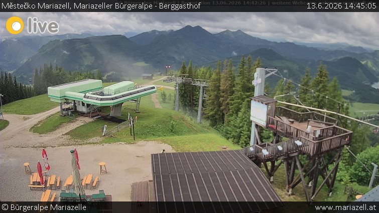 Městečko Mariazell - Mariazeller Bürgeralpe - Berggasthof - 13.6.2026 v 14:45