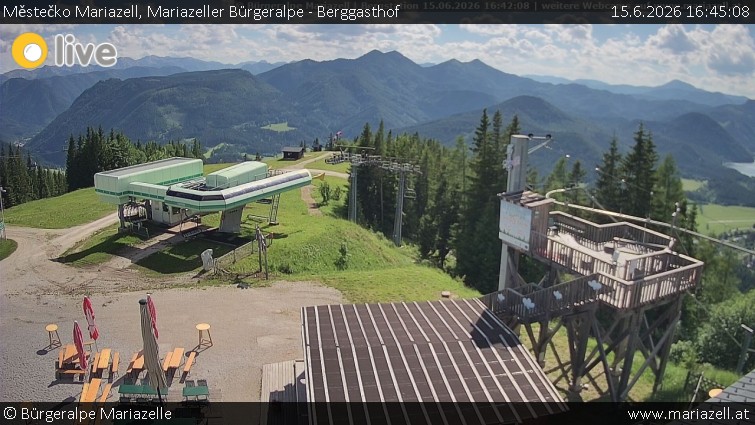 Městečko Mariazell - Mariazeller Bürgeralpe - Berggasthof - 15.6.2026 v 16:45