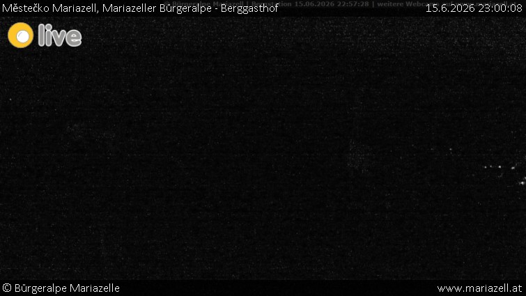 Městečko Mariazell - Mariazeller Bürgeralpe - Berggasthof - 15.6.2026 v 23:00