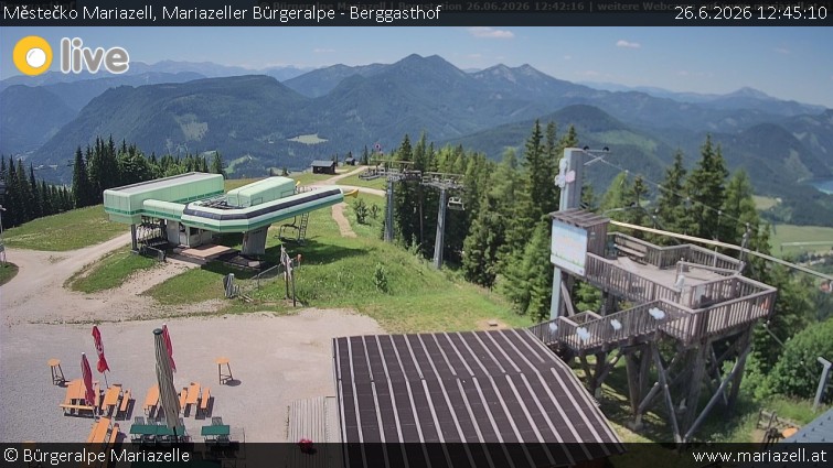 Městečko Mariazell - Mariazeller Bürgeralpe - Berggasthof - 26.6.2026 v 12:45