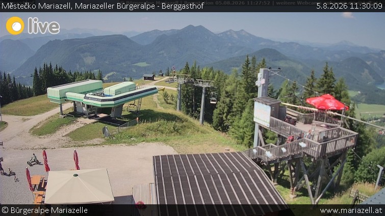Městečko Mariazell - Mariazeller Bürgeralpe - Berggasthof - 5.8.2026 v 11:30
