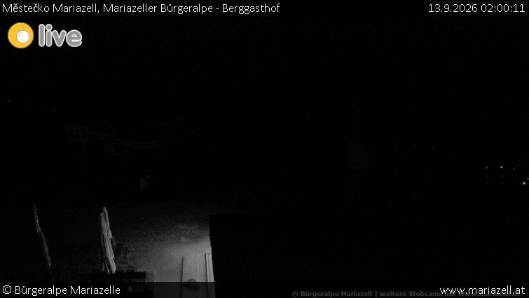 Městečko Mariazell - Mariazeller Bürgeralpe - Berggasthof - 13.9.2026 v 02:00