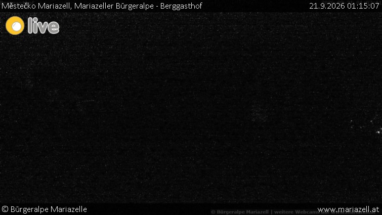 Městečko Mariazell - Mariazeller Bürgeralpe - Berggasthof - 21.9.2026 v 01:15