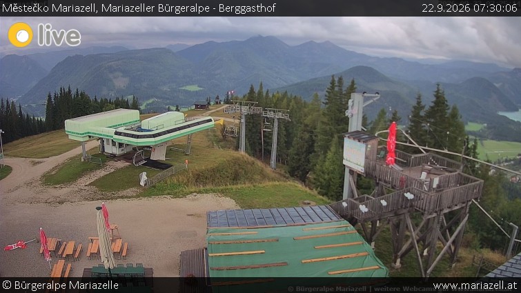Městečko Mariazell - Mariazeller Bürgeralpe - Berggasthof - 22.9.2026 v 07:30