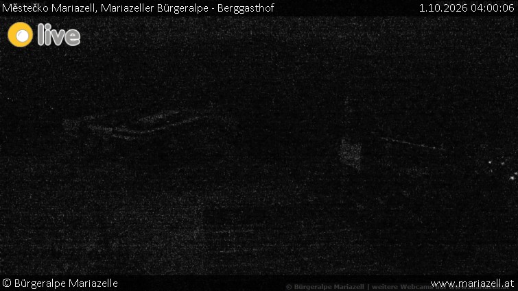 Městečko Mariazell - Mariazeller Bürgeralpe - Berggasthof - 1.10.2026 v 04:00