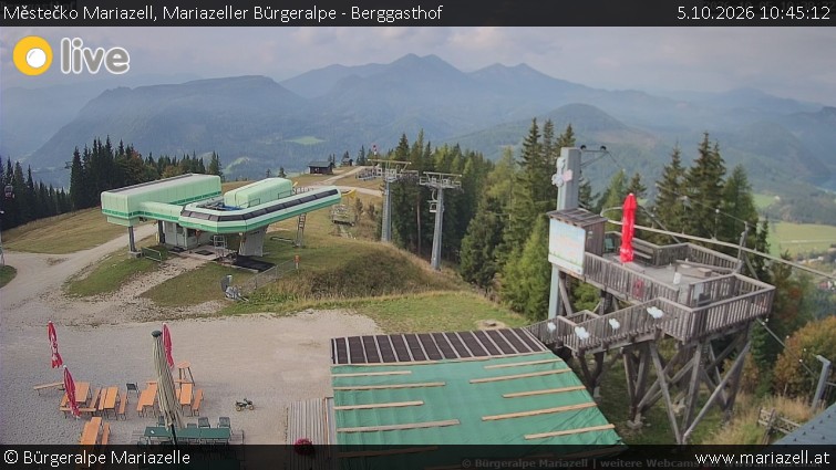 Městečko Mariazell - Mariazeller Bürgeralpe - Berggasthof - 5.10.2026 v 10:45