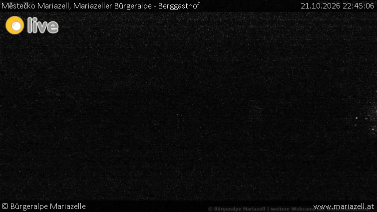 Městečko Mariazell - Mariazeller Bürgeralpe - Berggasthof - 21.10.2026 v 22:45
