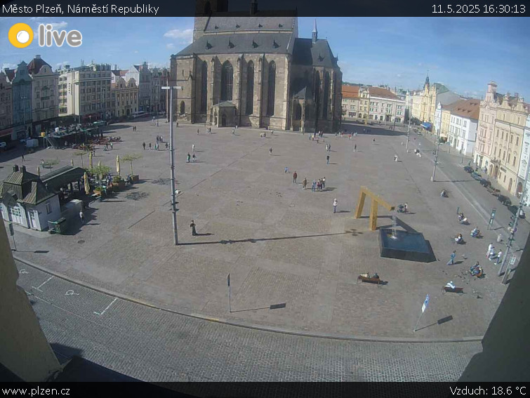Město Plzeň - Náměstí Republiky - 11.5.2025 v 16:30 Město Plzeň - Náměstí Republiky - 11.5.2025 v 16:30