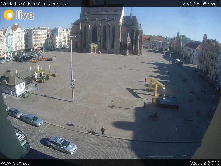 Město Plzeň - Náměstí Republiky - 12.5.2025 v 08:45 Město Plzeň - Náměstí Republiky - 12.5.2025 v 08:45