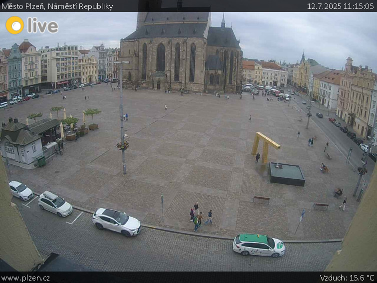 Město Plzeň - Náměstí Republiky - 12.7.2025 v 11:15 Město Plzeň - Náměstí Republiky - 12.7.2025 v 11:15