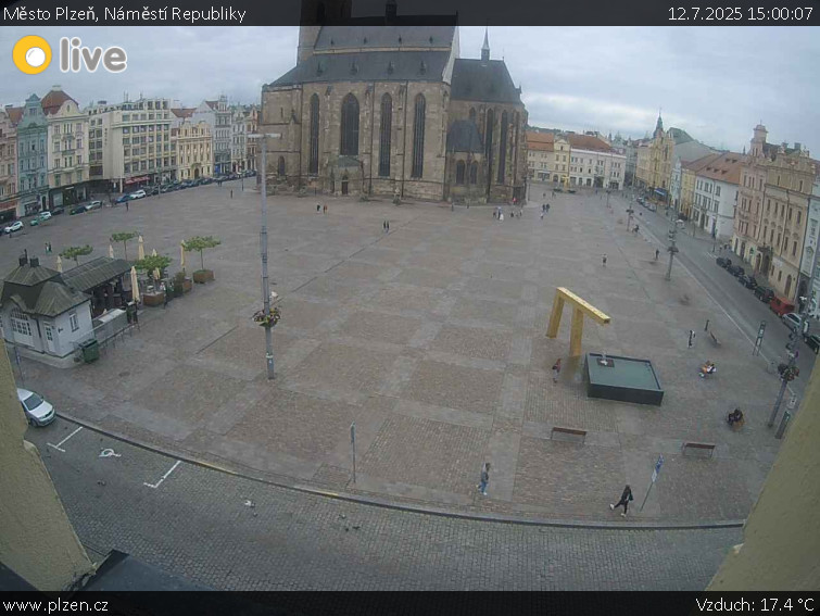 Město Plzeň - Náměstí Republiky - 12.7.2025 v 15:00 Město Plzeň - Náměstí Republiky - 12.7.2025 v 15:00