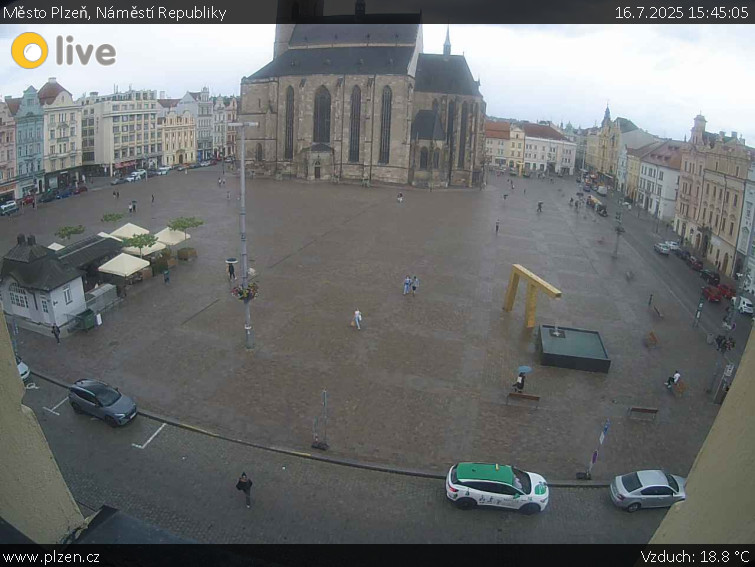Město Plzeň - Náměstí Republiky - 16.7.2025 v 15:45 Město Plzeň - Náměstí Republiky - 16.7.2025 v 15:45