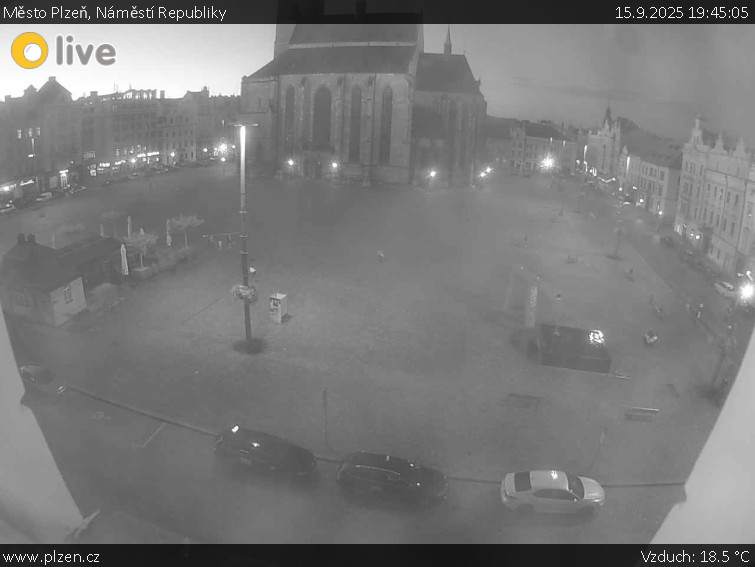 Město Plzeň - Náměstí Republiky - 15.9.2025 v 19:45