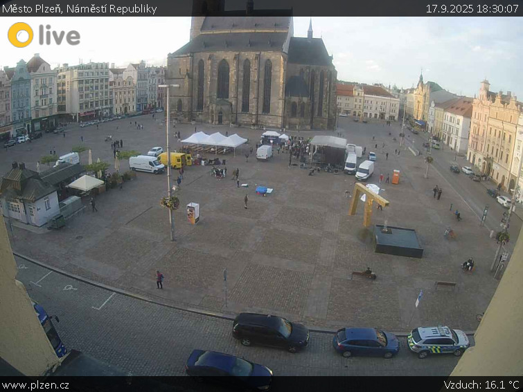 Město Plzeň - Náměstí Republiky - 17.9.2025 v 18:30 Město Plzeň - Náměstí Republiky - 17.9.2025 v 18:30