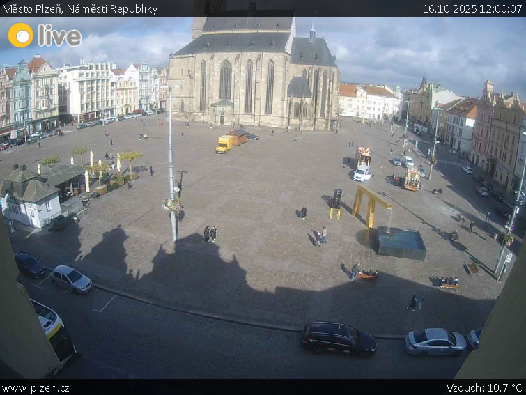 Město Plzeň - Náměstí Republiky - 16.10.2025 v 12:00 Město Plzeň - Náměstí Republiky - 16.10.2025 v 12:00