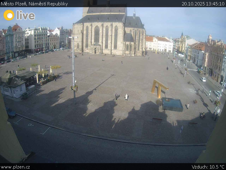 Město Plzeň - Náměstí Republiky - 20.10.2025 v 13:45 Město Plzeň - Náměstí Republiky - 20.10.2025 v 13:45