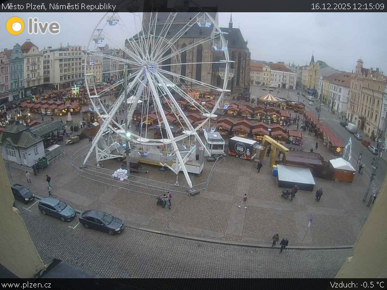 Město Plzeň - Náměstí Republiky - 16.12.2025 v 12:15