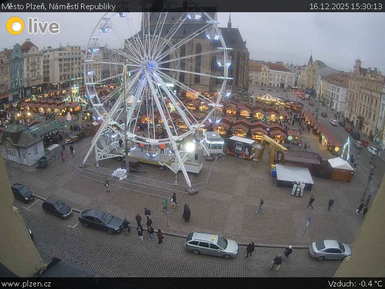 Město Plzeň - Náměstí Republiky - 16.12.2025 v 15:30