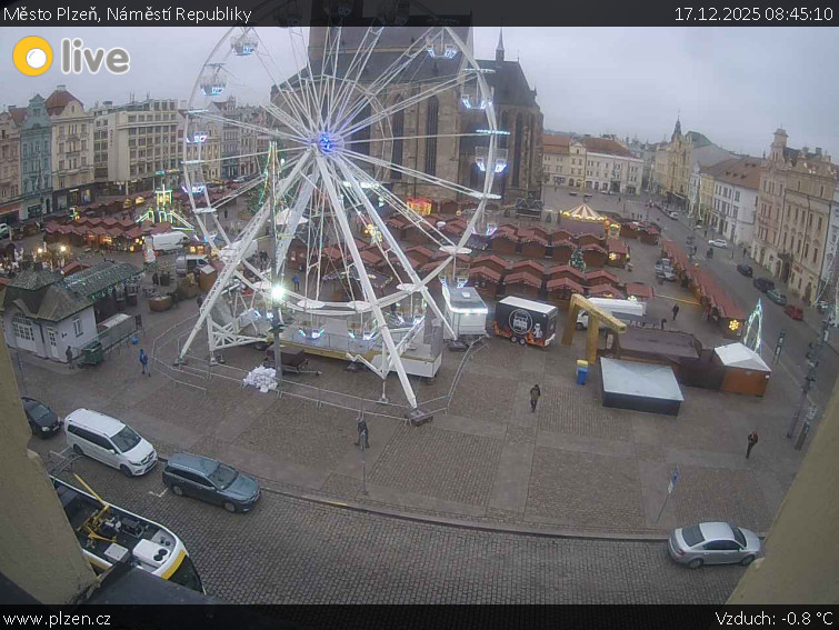 Město Plzeň - Náměstí Republiky - 17.12.2025 v 08:45