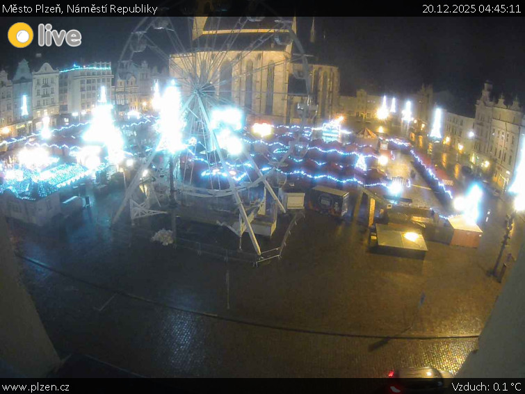 Město Plzeň - Náměstí Republiky - 20.12.2025 v 04:45