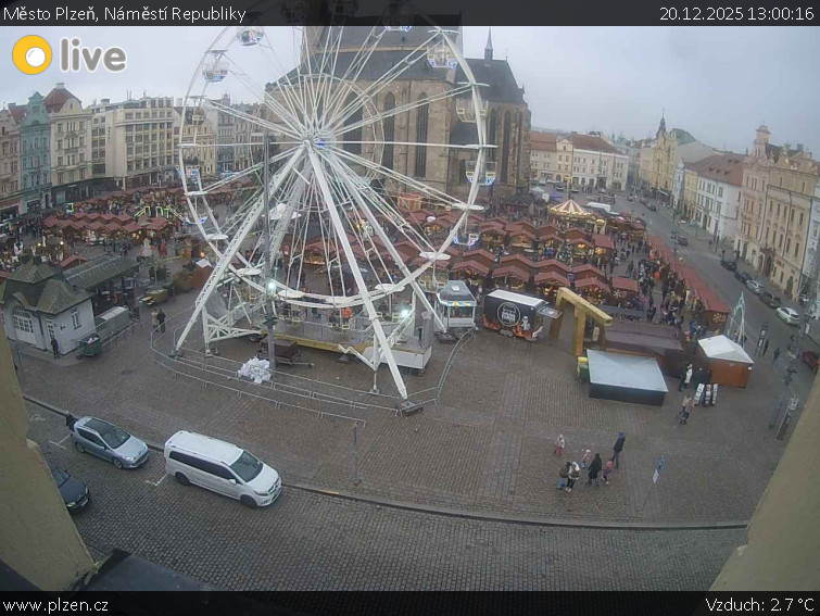 Město Plzeň - Náměstí Republiky - 20.12.2025 v 13:00