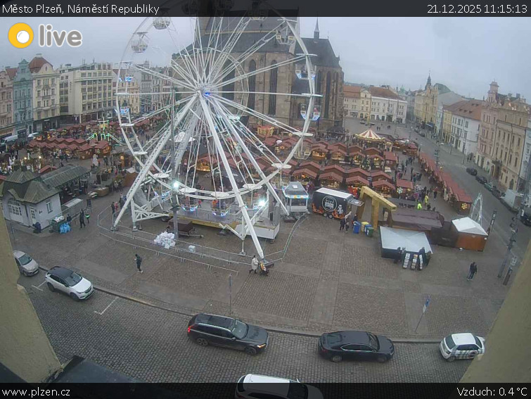 Město Plzeň - Náměstí Republiky - 21.12.2025 v 11:15