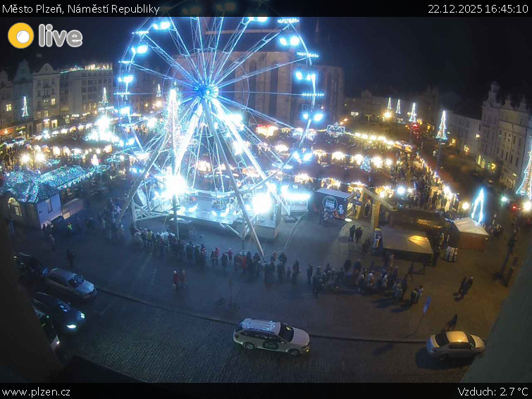 Město Plzeň - Náměstí Republiky - 22.12.2025 v 16:45