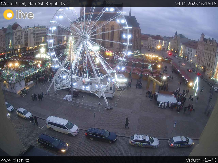Město Plzeň - Náměstí Republiky - 24.12.2025 v 16:15