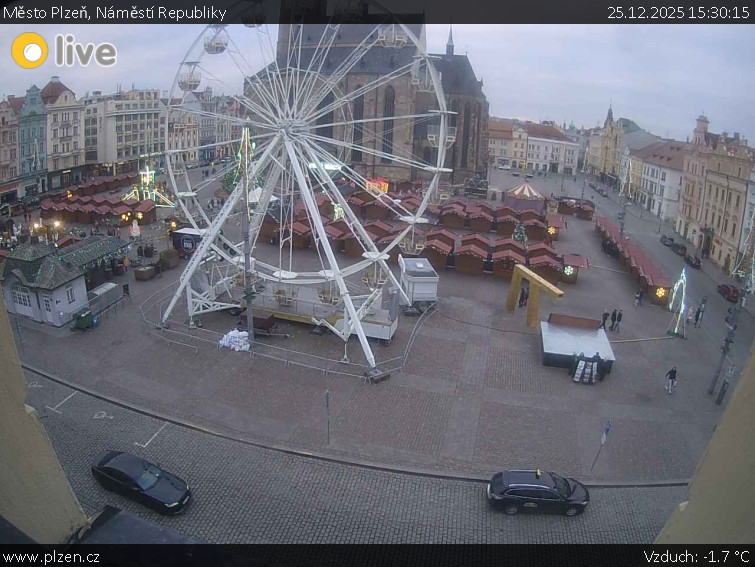 Město Plzeň - Náměstí Republiky - 25.12.2025 v 15:30