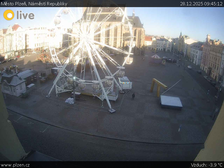 Město Plzeň - Náměstí Republiky - 28.12.2025 v 09:45