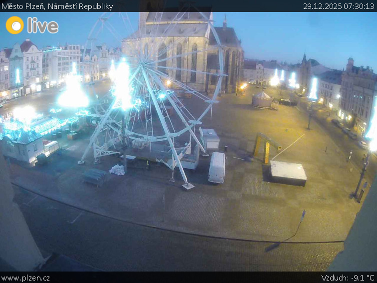 Město Plzeň - Náměstí Republiky - 29.12.2025 v 07:30