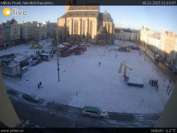 Město Plzeň - Náměstí Republiky - 30.12.2025 v 15:15