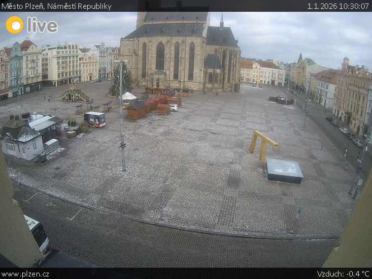 Město Plzeň - Náměstí Republiky - 1.1.2026 v 10:30