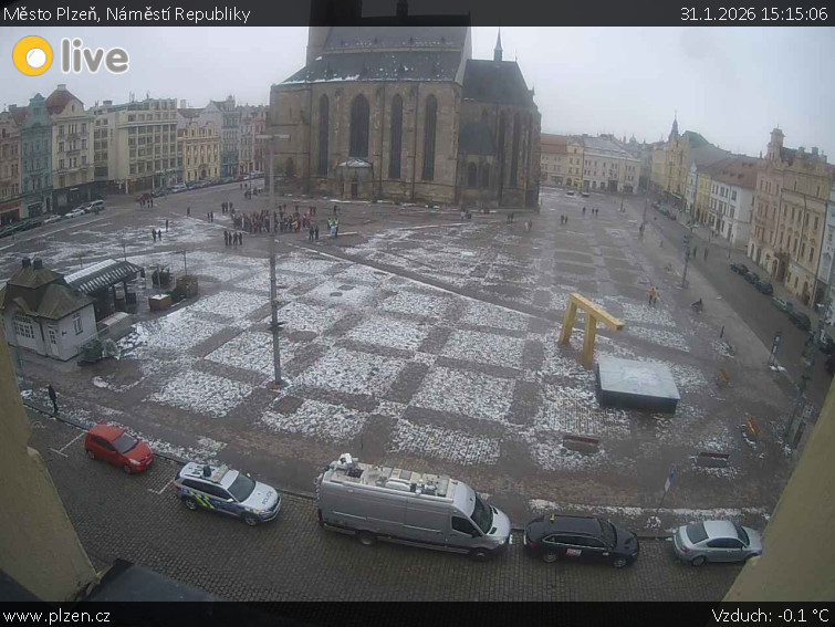 Město Plzeň - Náměstí Republiky - 31.1.2026 v 15:15