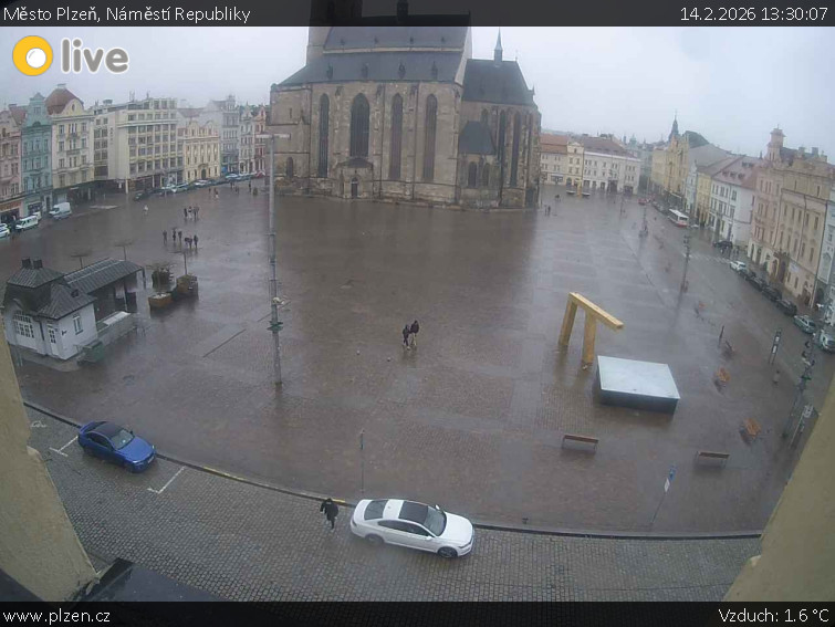 Město Plzeň - Náměstí Republiky - 14.2.2026 v 13:30