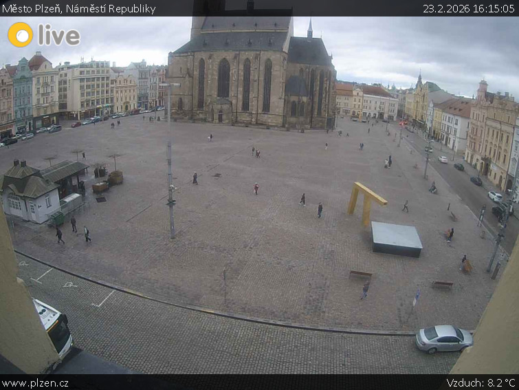 Město Plzeň - Náměstí Republiky - 23.2.2026 v 16:15