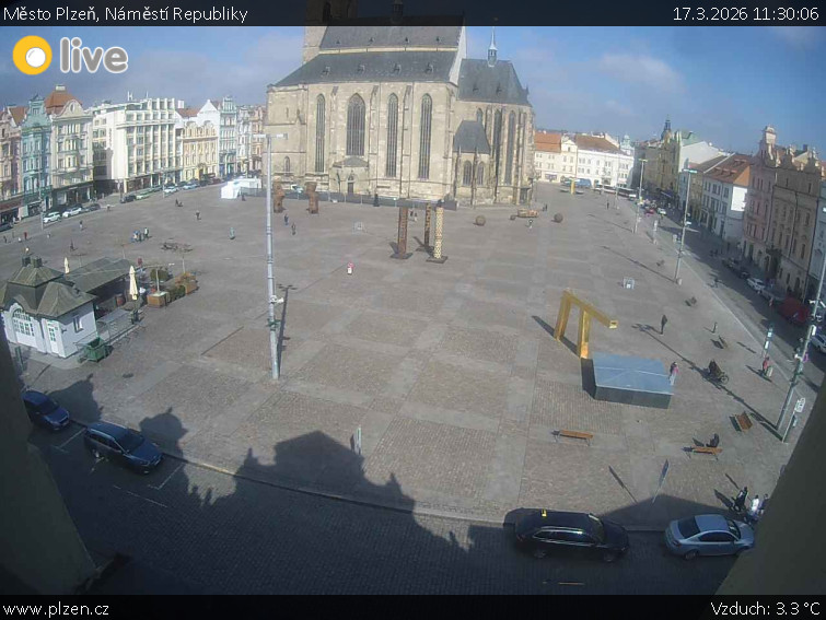 Město Plzeň - Náměstí Republiky - 17.3.2026 v 11:30