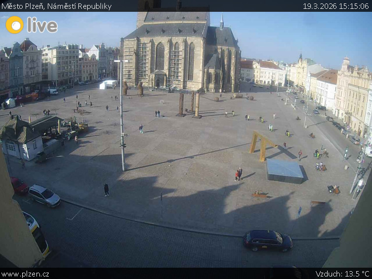Město Plzeň - Náměstí Republiky - 19.3.2026 v 15:15
