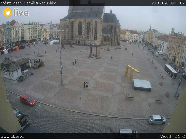 Město Plzeň - Náměstí Republiky - 20.3.2026 v 09:00