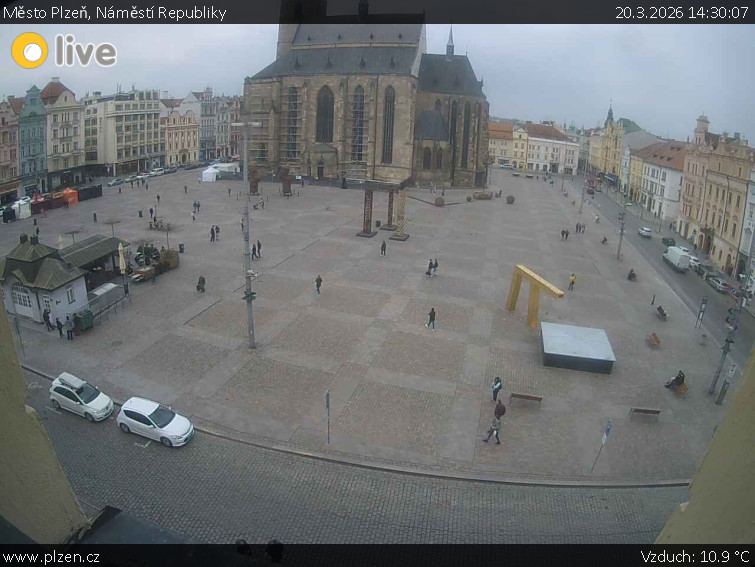 Město Plzeň - Náměstí Republiky - 20.3.2026 v 14:30