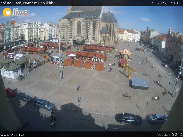 Město Plzeň - Náměstí Republiky - 27.3.2026 v 11:30