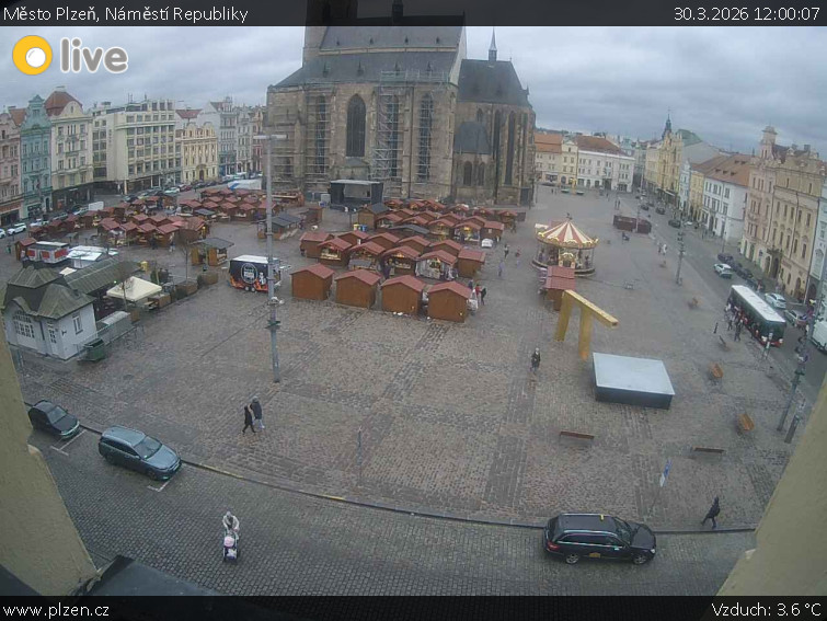 Město Plzeň - Náměstí Republiky - 30.3.2026 v 12:00