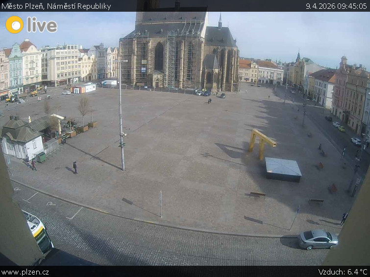 Město Plzeň - Náměstí Republiky - 9.4.2026 v 09:45