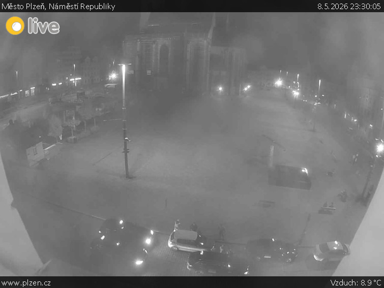 Město Plzeň - Náměstí Republiky - 8.5.2026 v 23:30