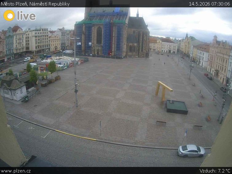 Město Plzeň - Náměstí Republiky - 14.5.2026 v 07:30