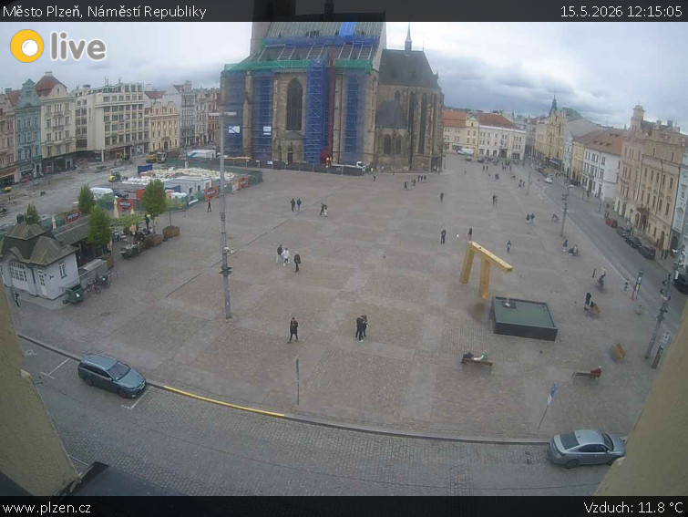 Město Plzeň - Náměstí Republiky - 15.5.2026 v 12:15
