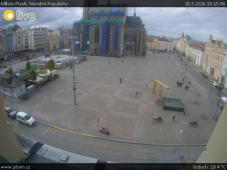 Město Plzeň - Náměstí Republiky - 20.5.2026 v 18:15
